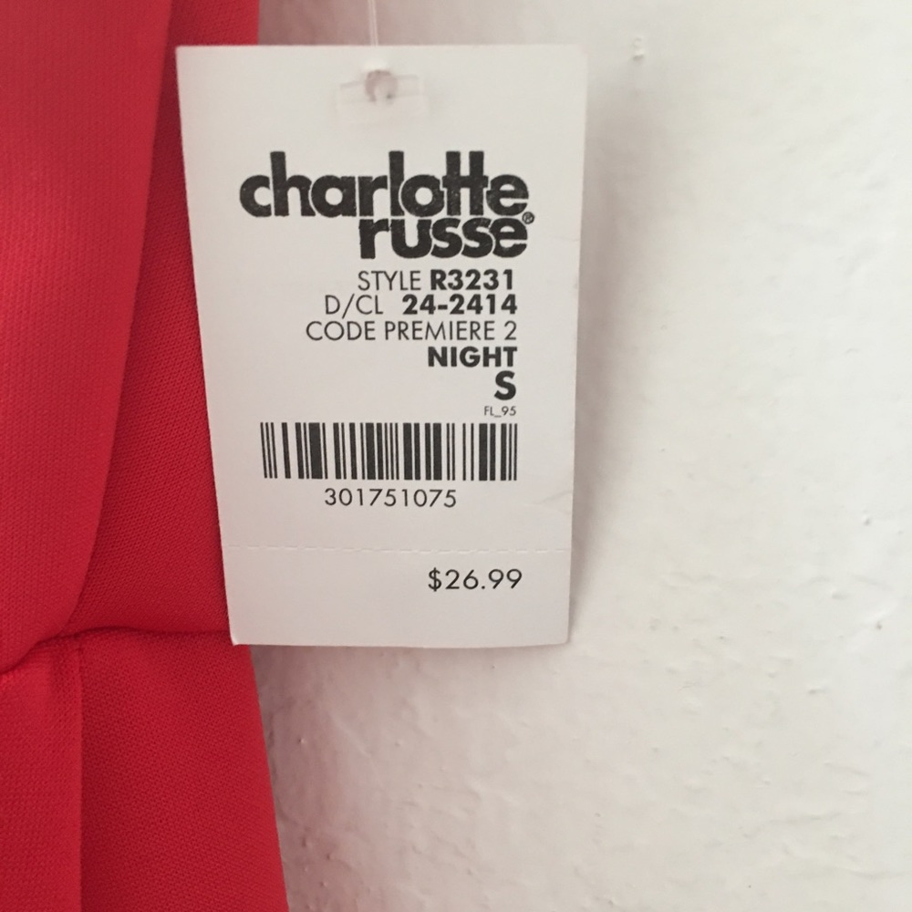 Charlotte Russe Red Cocktail Dress - Picture 5 of 5